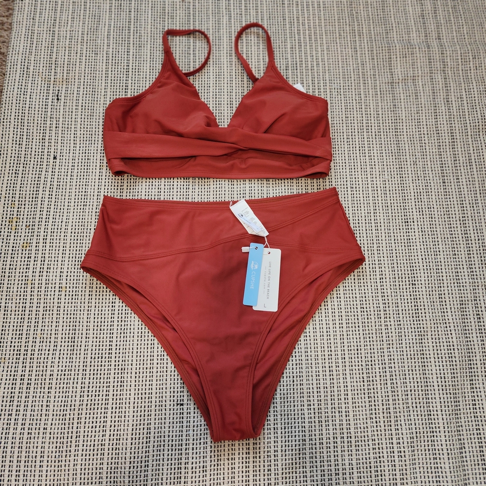 Cup She Rust Bikini Set